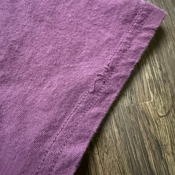 Iggy Pop Lust for Life Graphic Tee Purple Lee Classic Fit Size L - Picture 5 of 6